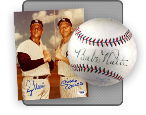 vintage baseball autographs