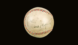 Honus Wagner single signed baseball (PSA LOA)